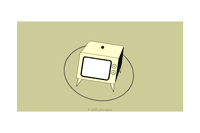 Johnny Vision intro animation. Created in Adobe Flash and shown here as an animated GIFs created from the original (.FLA) file.